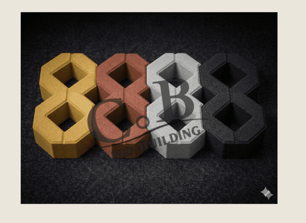 Honeycomb Interlocking Pavers &ndash; Machine Pressed