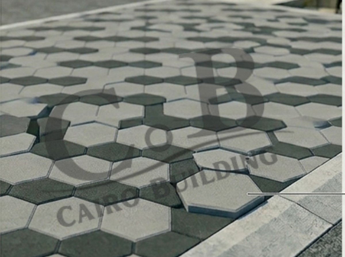 Hexagon Interlocking Pavers &ndash; Hardstone / Machine Pressed 