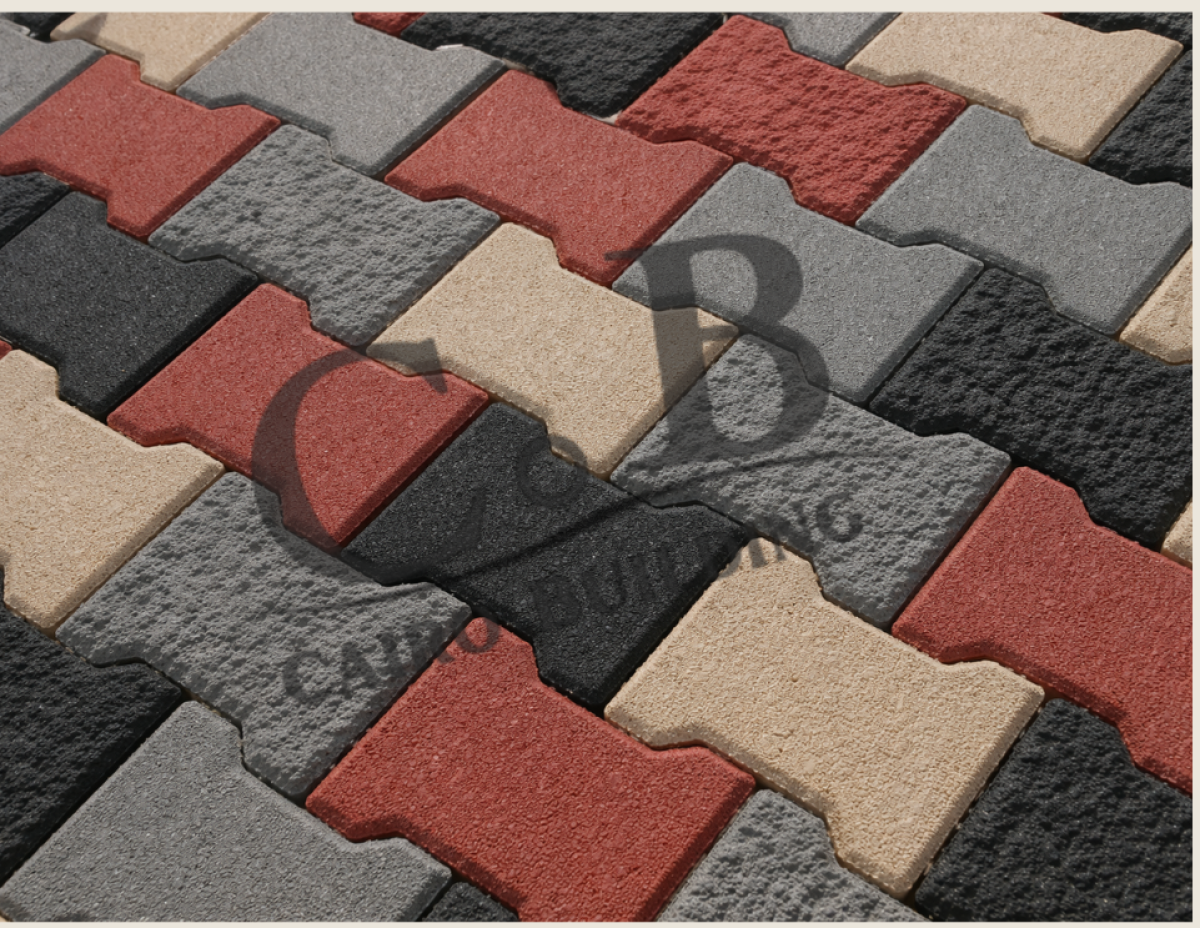 I-Shape Interlocking Pavers &ndash; Hardstone / Machine Pressed