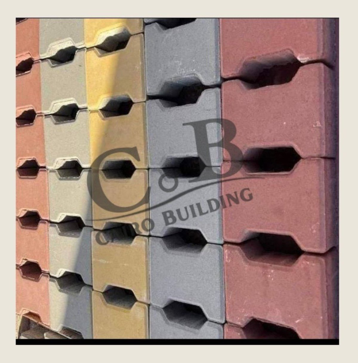 I-Shape Interlocking Pavers &ndash; Hardstone / Machine Pressed