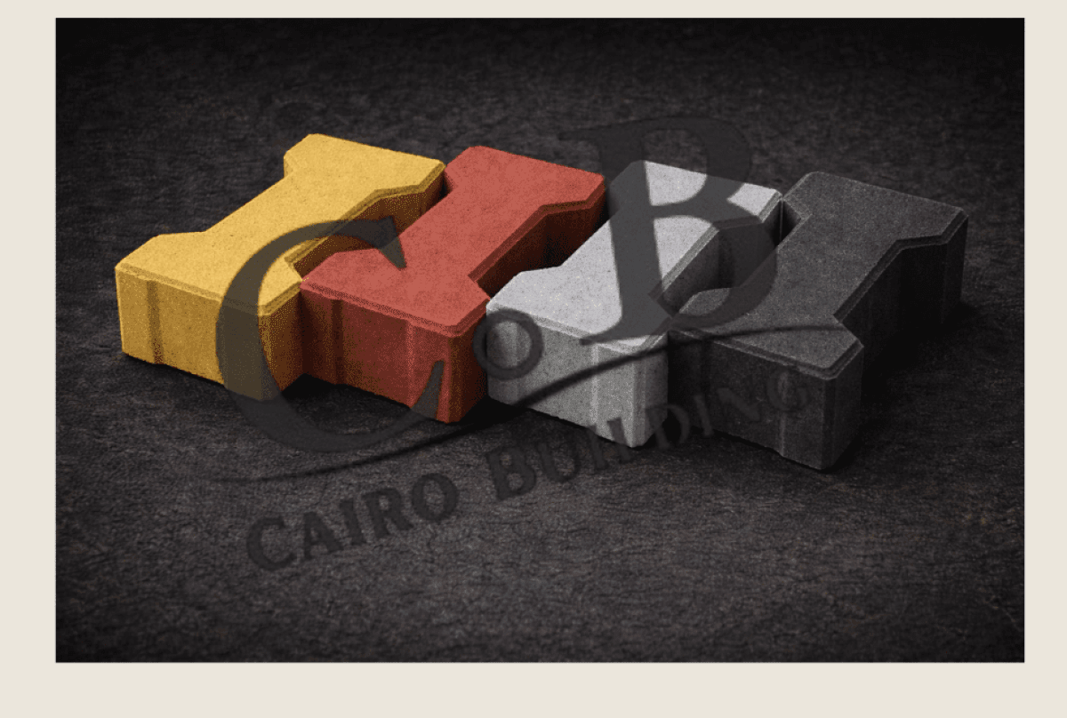 I-Shape Interlocking Pavers  Machine Pressed