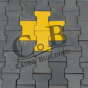 I-Shape Interlocking Pavers &ndash; Hardstone / Machine Pressed